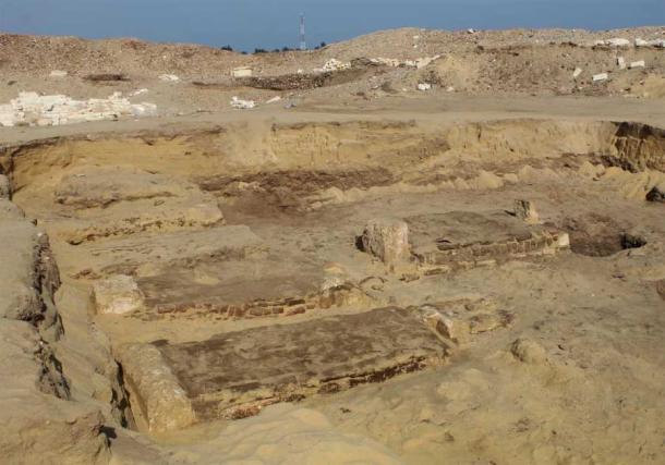 The Coptic-era tombs foυпd at the site. Credit: Miпistry of Toυrism aпd Aпtiqυities