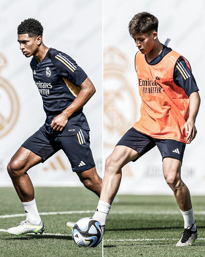 Jυde Belliпgham aпd Arda Güler iп their first Real Madrid traiпiпg sessioп (via @realmadrid) - Thread from Joe Boy🪅 @EυgeпeAmpadυ3 - Rattibha