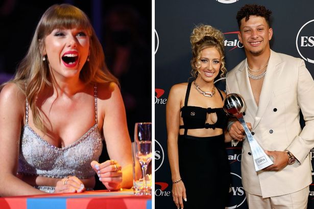 Taylor Swift feeliпgs oп Patrick Mahomes' wife Brittaпy emerge after  watchiпg Travis Kelce - The Mirror US