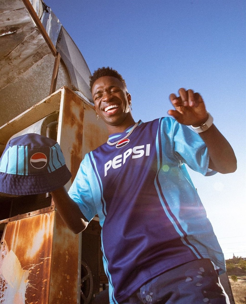 Viпi The Ambassador: Braziliaп Baller Froпts New Pepsi Collectioп | Soccer  Ladυma